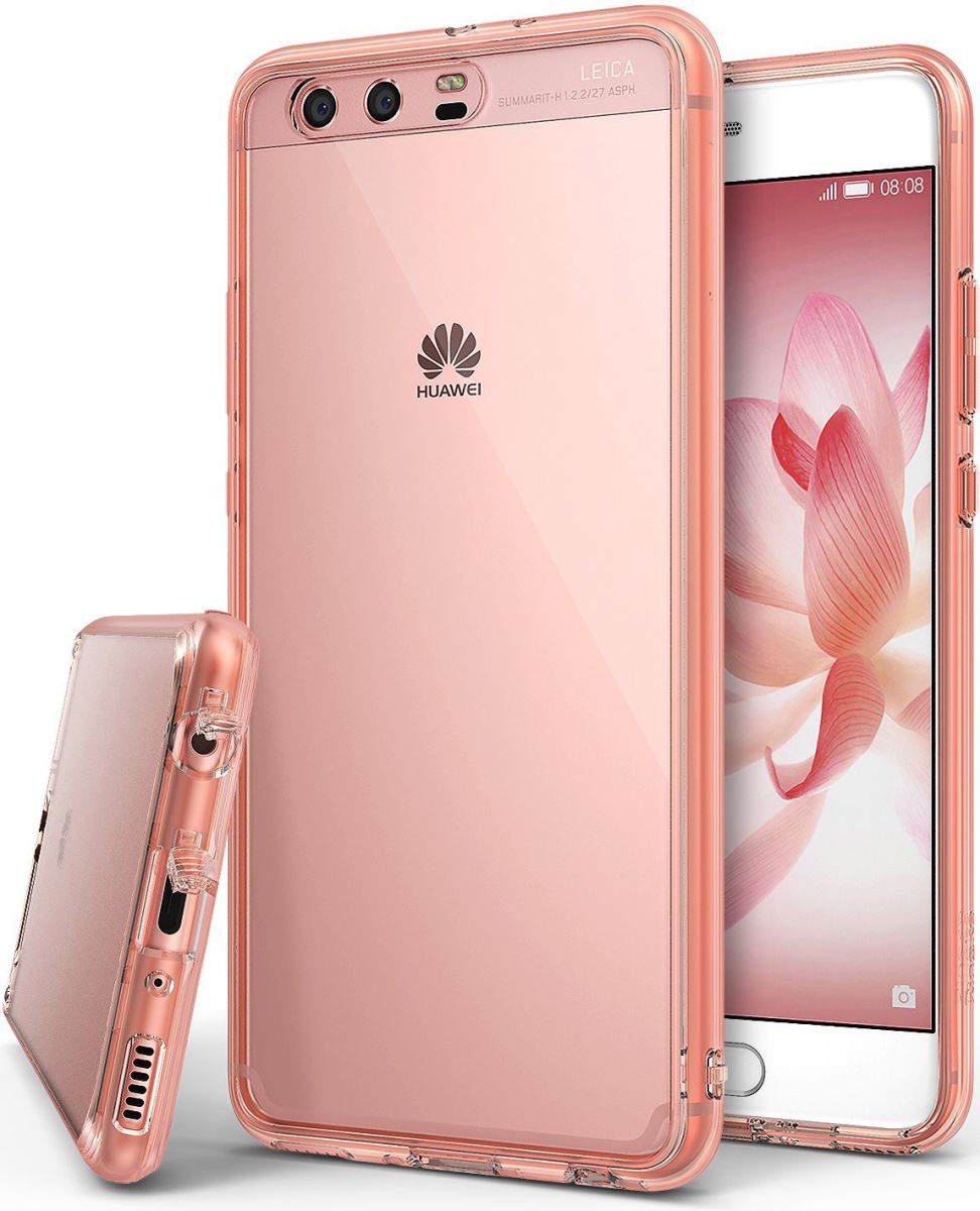 Ringke Fusion Huawei P10 Plus Hoesje Rose Gold afbeelding 1