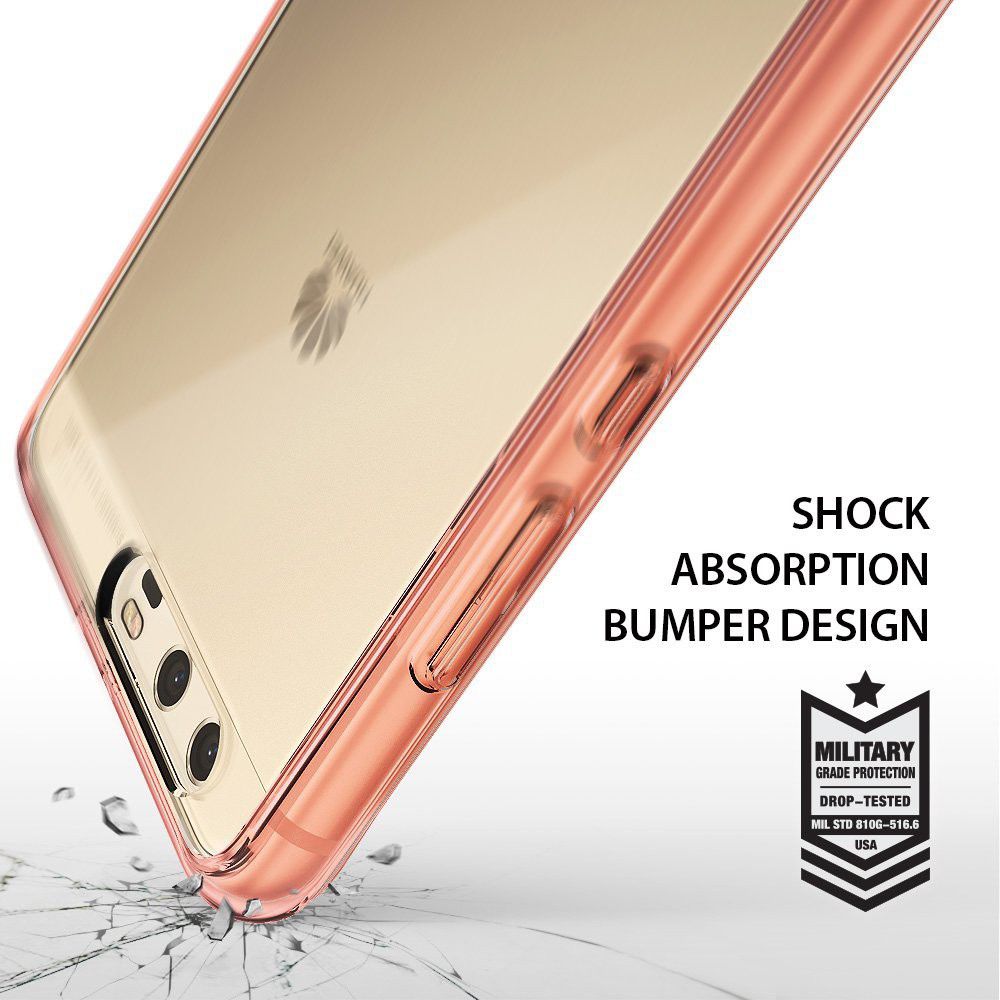 Ringke Fusion Huawei P10 Plus Hoesje Rose Gold afbeelding 5