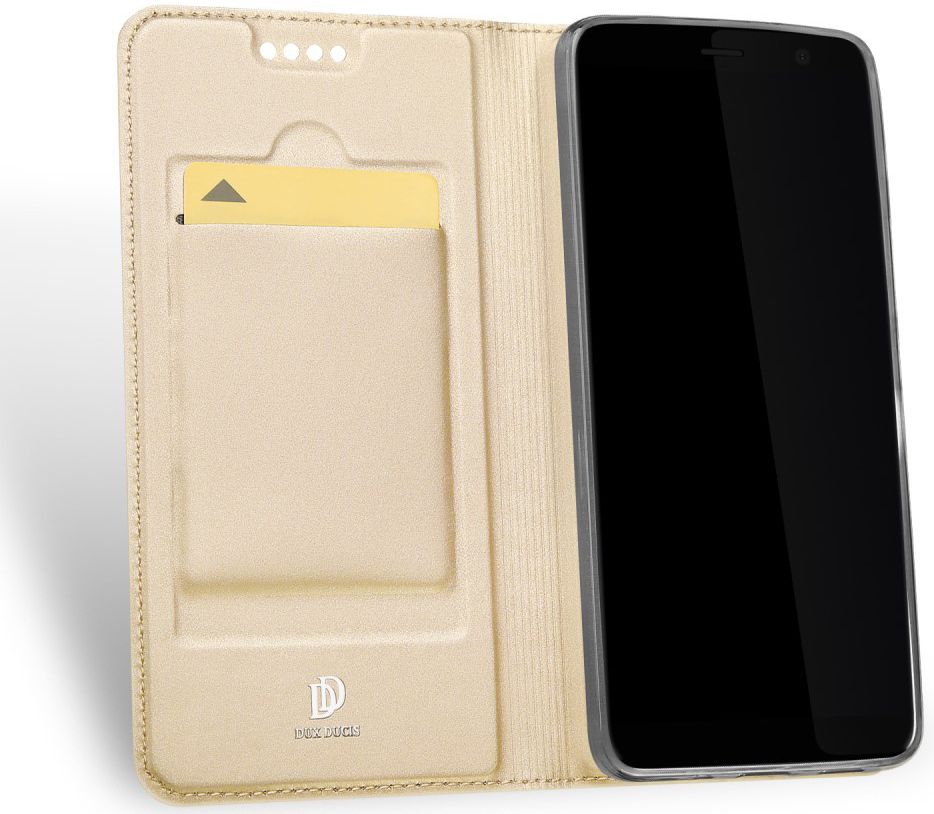 Dux Ducis HTC U11 Plus Premium Bookcase Goud afbeelding 2