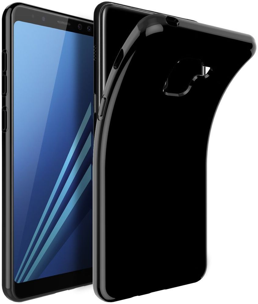 Samsung Galaxy A8 (2018) TPU Case Zwart afbeelding 1