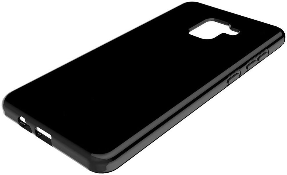 Samsung Galaxy A8 (2018) TPU Case Zwart afbeelding 2