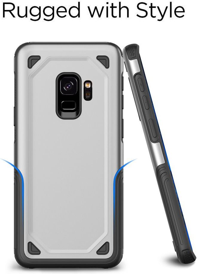 Samsung Galaxy S9+ Hybride Rugged Armor - Grijs afbeelding 3