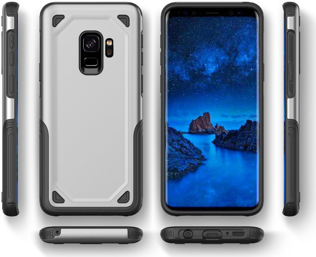 Samsung Galaxy S9+ Hybride Rugged Armor - Grijs afbeelding 4