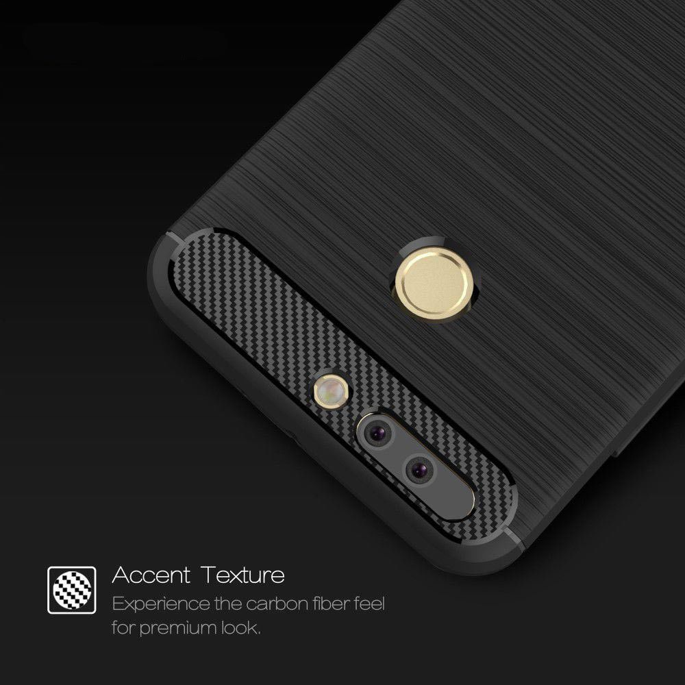 Honor 8 Pro Geborsteld TPU Hoesje Zwart afbeelding 9