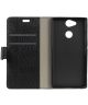 Sony Xperia XA2 Flip Hoesje met Standaard Zwart