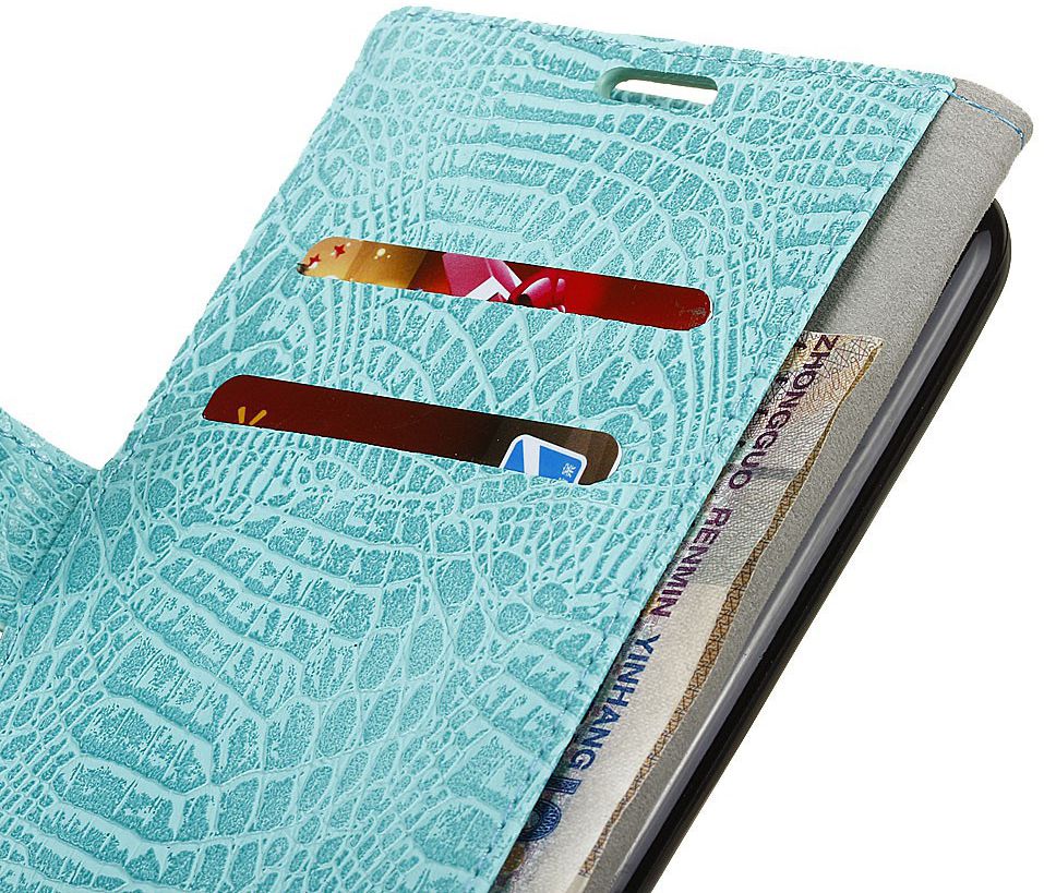 Sony Xperia XA2 Flip Hoesje met Standaard Blauw afbeelding 3
