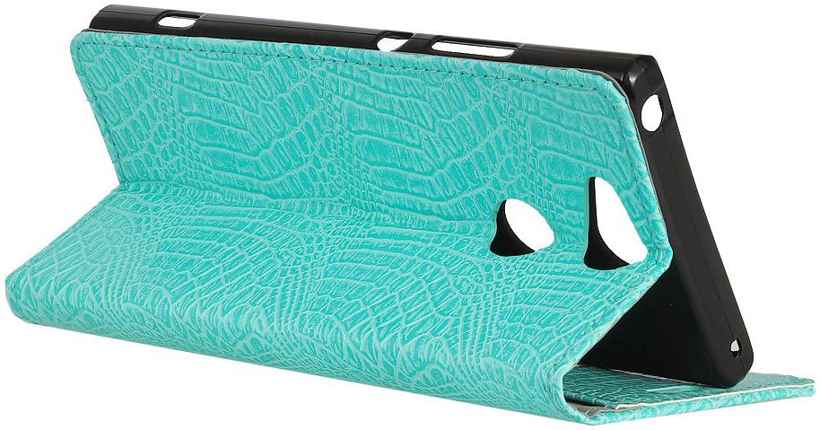 Sony Xperia XA2 Flip Hoesje met Standaard Blauw afbeelding 4