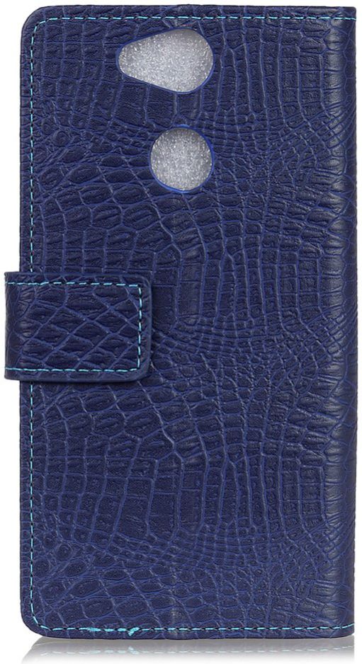 Sony Xperia XA2 Flip Hoesje met Standaard Donker Blauw afbeelding 5