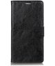 Sony Xperia XA2 Lederen Wallet Hoesje Zwart