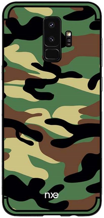 Samsung Galaxy S9 Hybride Hoesje met Camouflage Groen afbeelding 4