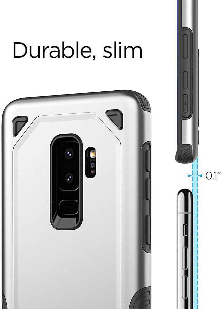 Samsung Galaxy S9 Hybride Rugged Armor Hoesje Zwart afbeelding 2