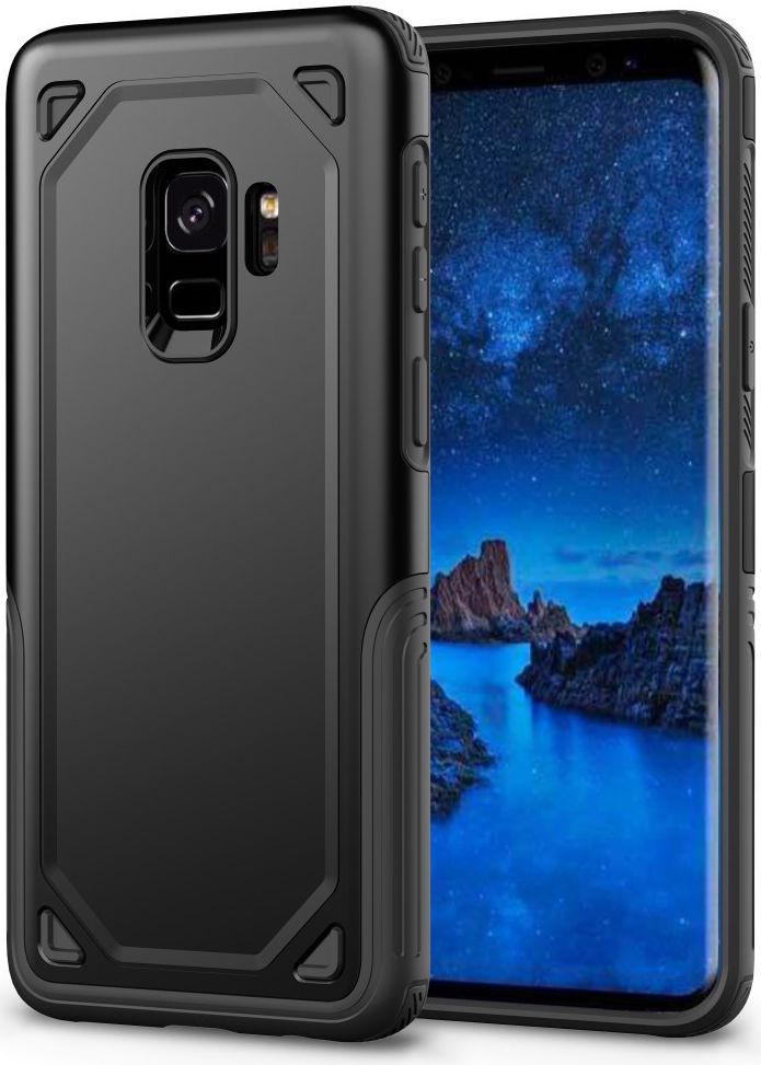 Samsung Galaxy S9 Hybride Rugged Armor Hoesje Zwart afbeelding 1