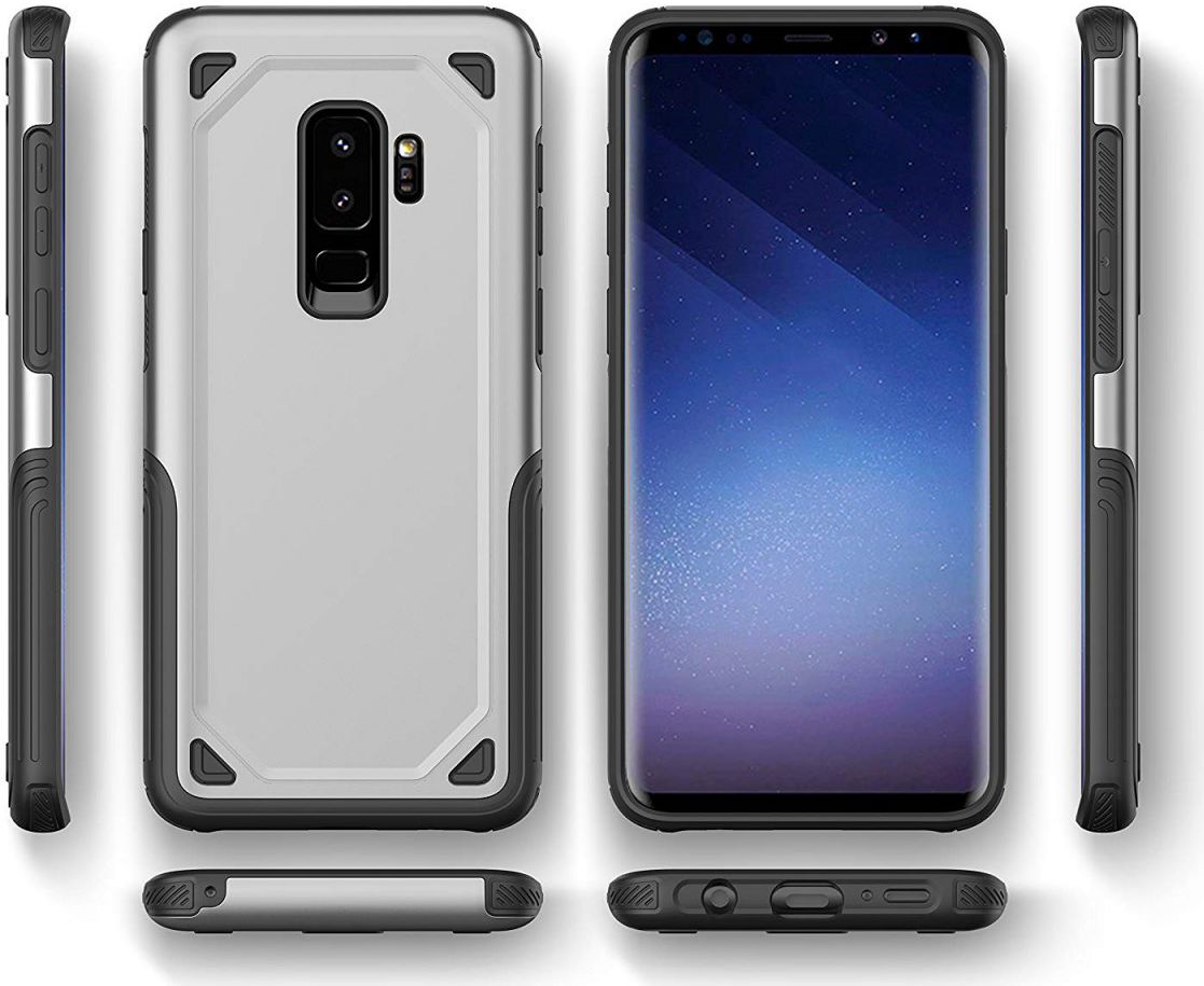 Samsung Galaxy S9 Hybride Rugged Armor Hoesje Zwart afbeelding 5