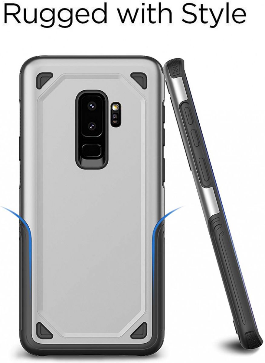 Samsung Galaxy S9 Hybride Rugged Armor Hoesje Zwart afbeelding 7