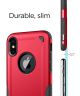 Apple iPhone X Hybride Rugged Armor - Rood