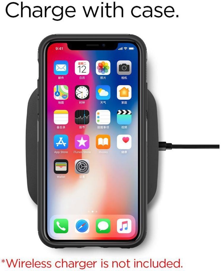 Apple iPhone X Hybride Rugged Armor - Groen afbeelding 3