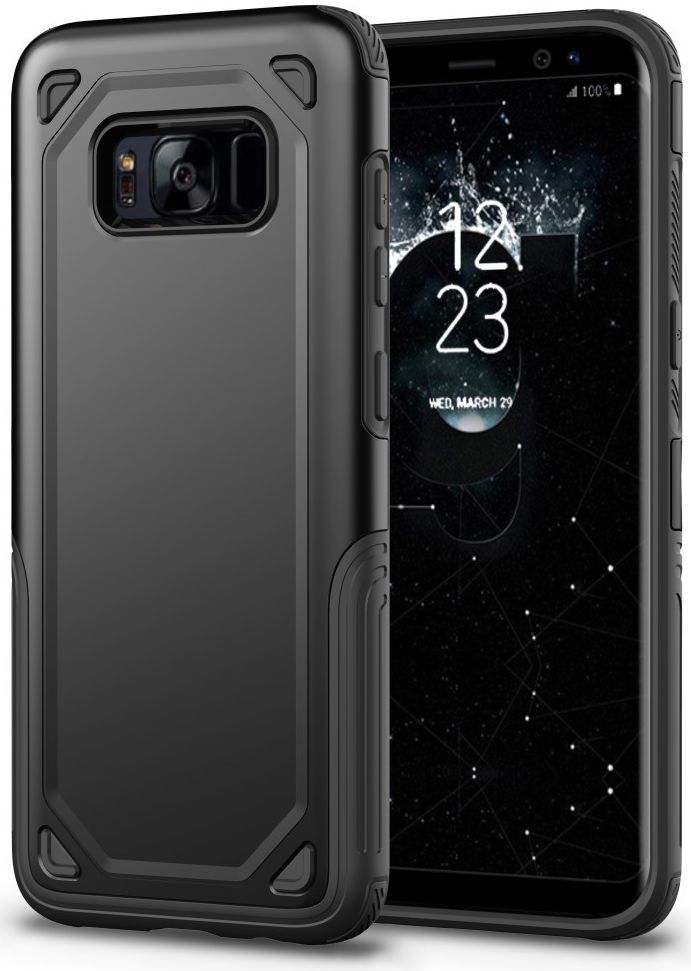Samsung Galaxy S8 Hybride Rugged Armor Zwart afbeelding 1