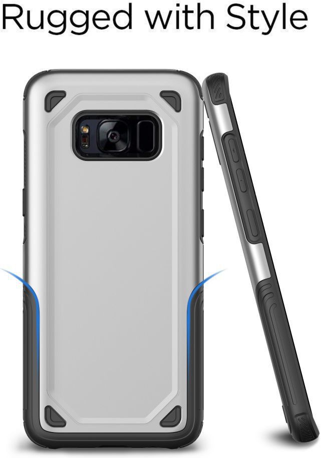 Samsung Galaxy S8 Hybride Rugged Armor Zwart afbeelding 5
