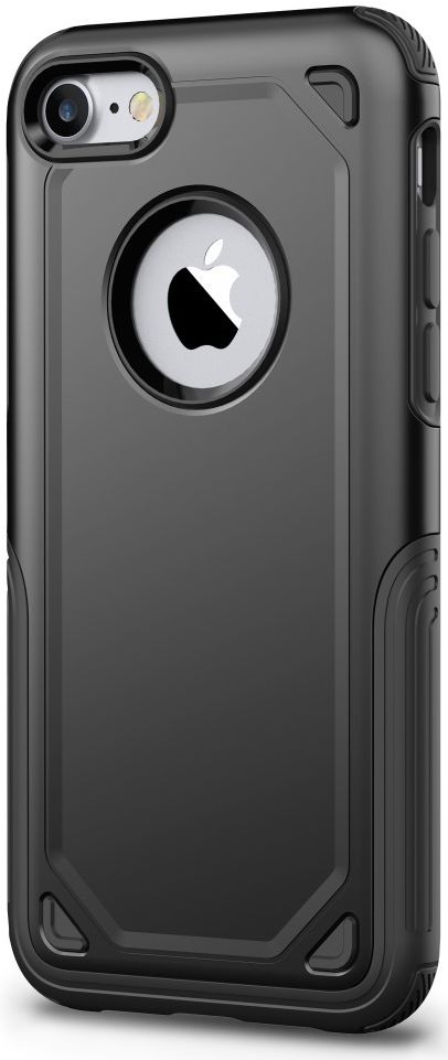 Apple iPhone 8 / 7 Hybride Rugged Armor - Zwart afbeelding 2
