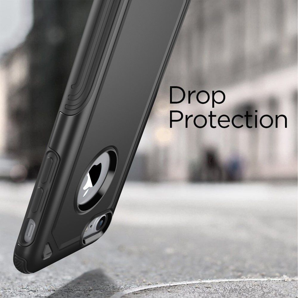 Apple iPhone 8 / 7 Hybride Rugged Armor - Zwart afbeelding 5