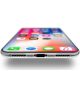 Apple iPhone X TPU Hoesje Blauwe Bloem Transparant