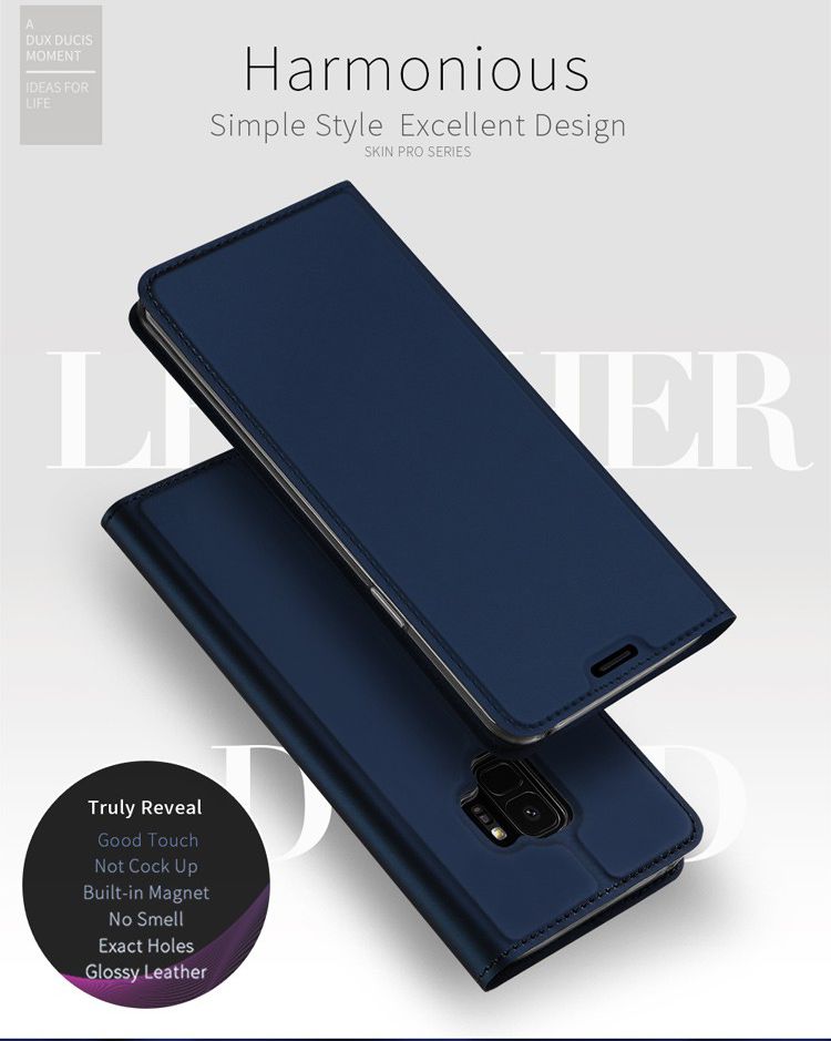 Dux Ducis Samsung Galaxy S9 Premium Bookcase Blauw afbeelding 7