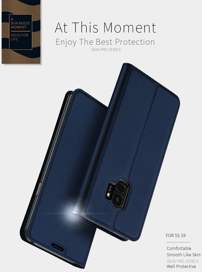 Dux Ducis Samsung Galaxy S9 Premium Bookcase Blauw afbeelding 9