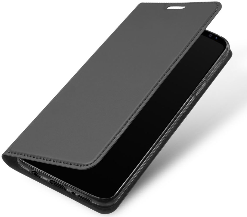 Dux Ducis Samsung Galaxy S9 Plus Premium Bookcase Hoesje Grijs afbeelding 1