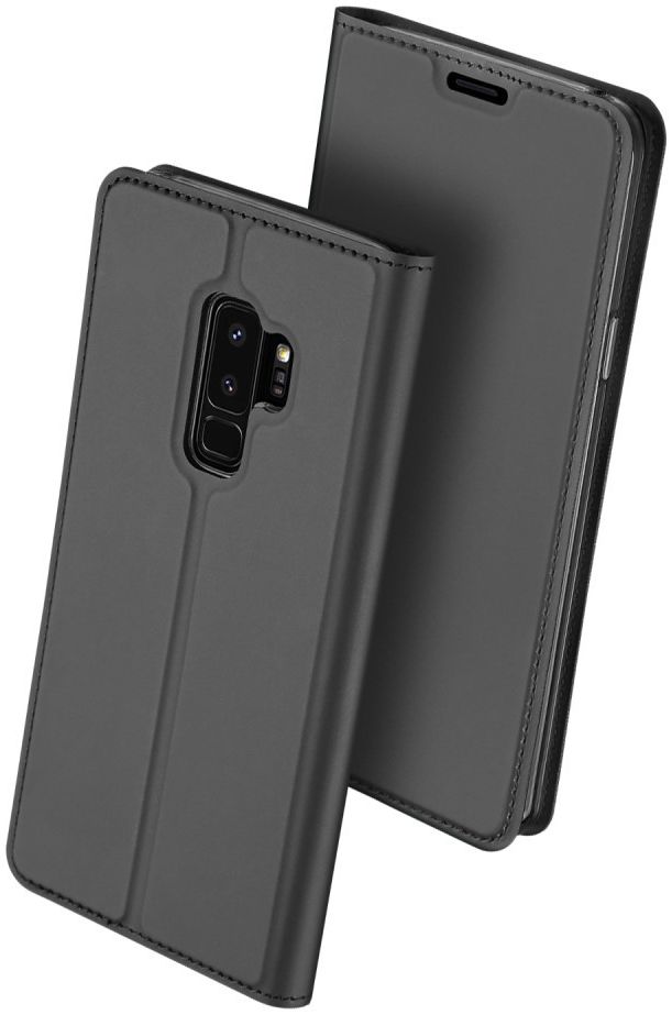 Dux Ducis Samsung Galaxy S9 Plus Premium Bookcase Hoesje Grijs afbeelding 4