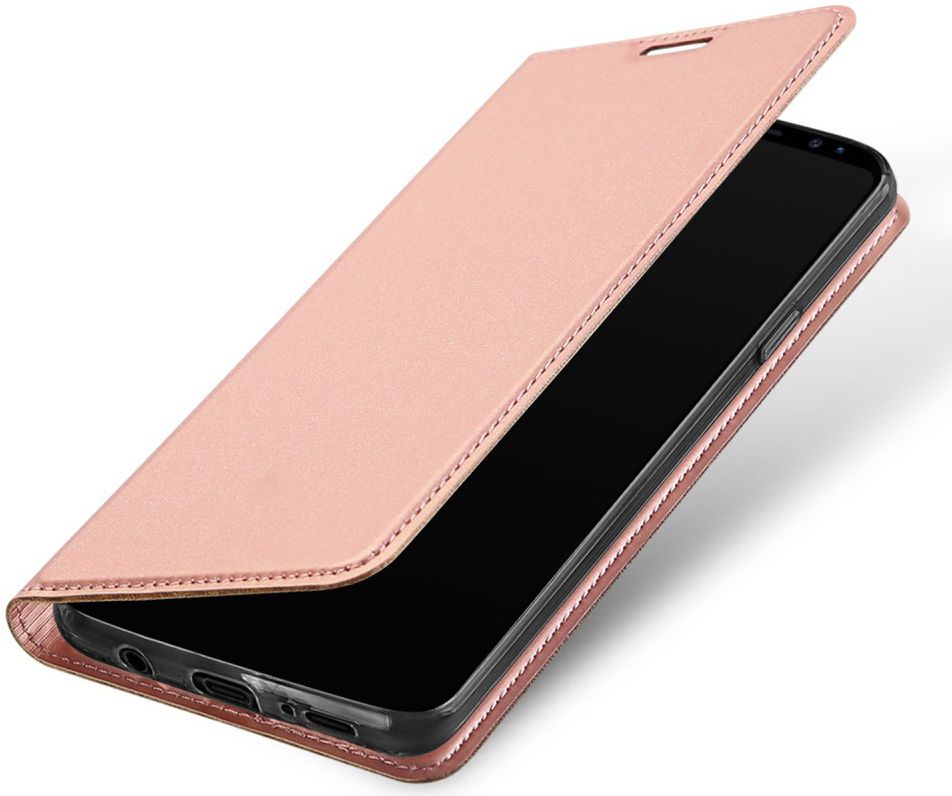Dux Ducis Samsung Galaxy S9 Plus Premium Bookcase Hoesje Roze Goud afbeelding 1