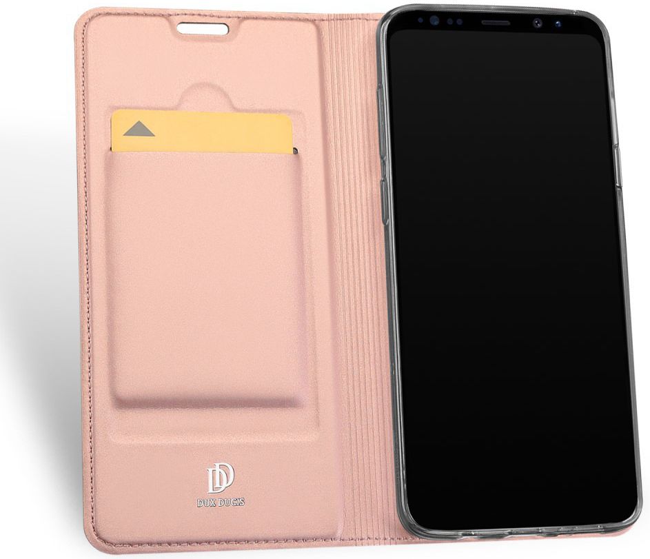 Dux Ducis Samsung Galaxy S9 Plus Premium Bookcase Hoesje Roze Goud afbeelding 2