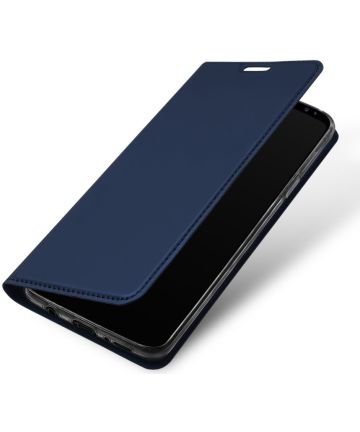 Dux Ducis Samsung Galaxy S9 Plus Premium Bookcase Hoesje Blauw Hoesjes