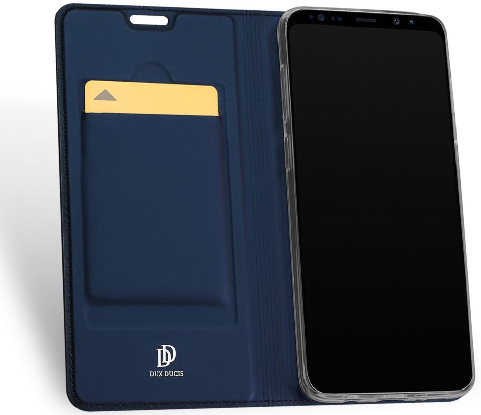 Dux Ducis Samsung Galaxy S9 Plus Premium Bookcase Hoesje Blauw afbeelding 2