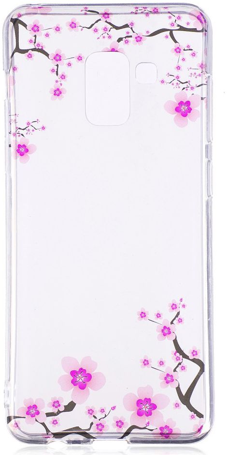 Samsung Galaxy A8 (2018) TPU Back Cover Flowers afbeelding 1