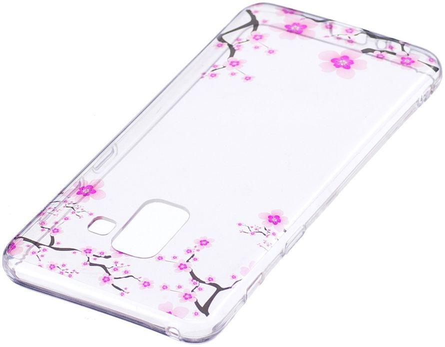 Samsung Galaxy A8 (2018) TPU Back Cover Flowers afbeelding 3