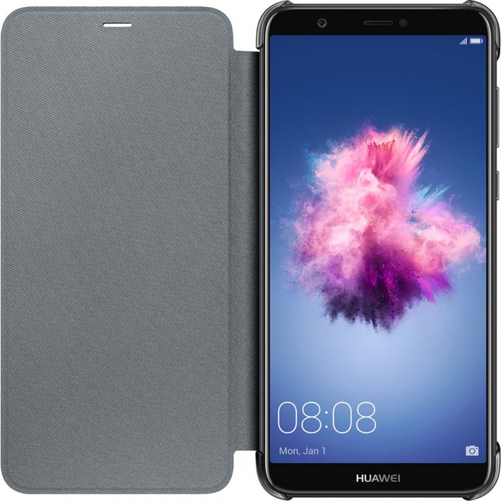 Huawei P Smart Originele flip cover zwart afbeelding 1