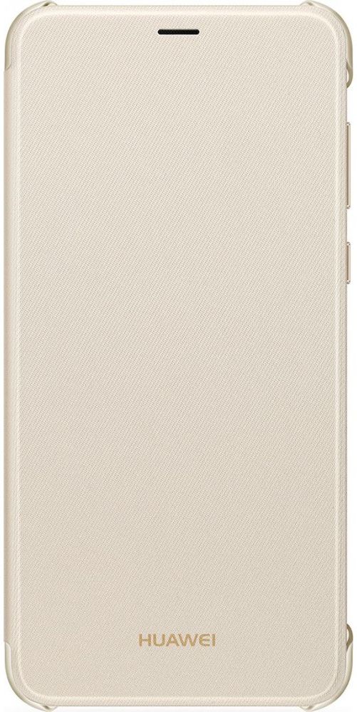 Huawei P Smart Originele flip cover goud afbeelding 2