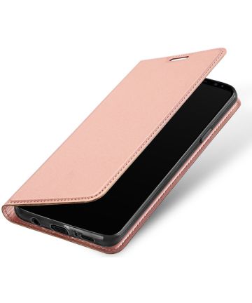 Dux Ducis Samsung Galaxy S9 Premium Bookcase Roze Goud Hoesjes