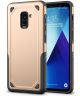 Samsung Galaxy A8 (2018) Hybride Rugged Armor Hoesje Goud
