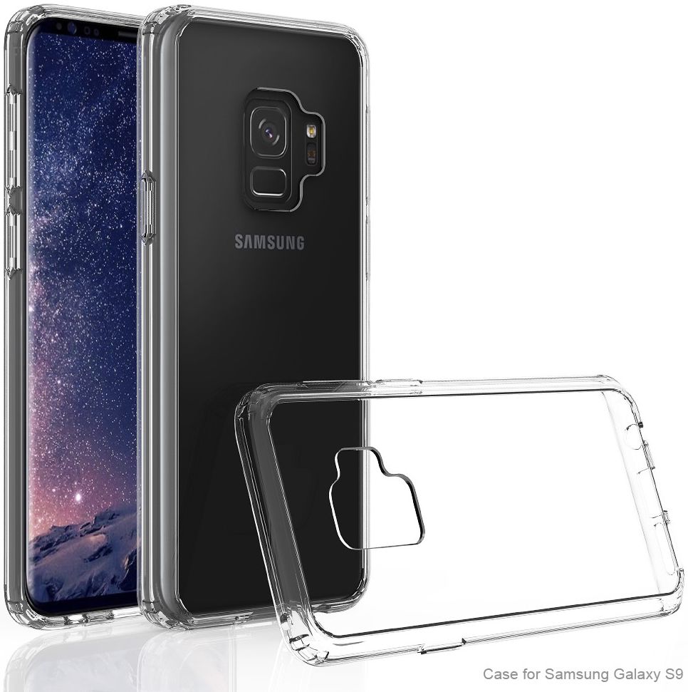 Samsung Galaxy S9 Hoesje met Bumper Transparant afbeelding 1