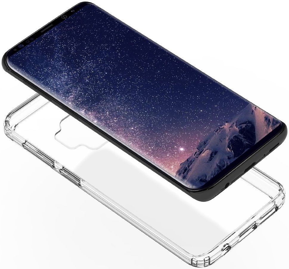 Samsung Galaxy S9 Hoesje met Bumper Transparant afbeelding 2
