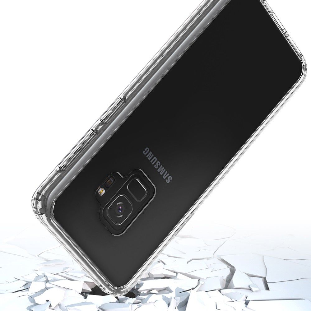 Samsung Galaxy S9 Hoesje met Bumper Transparant afbeelding 5