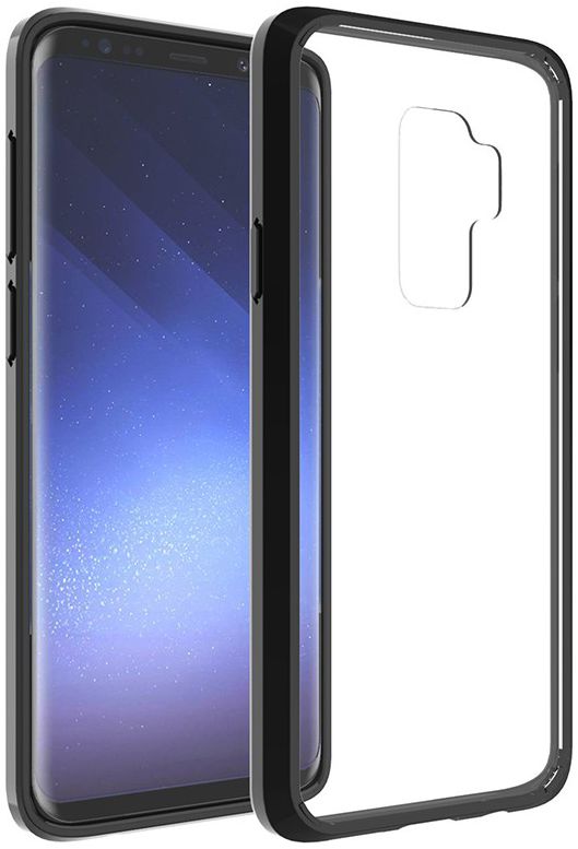 Samsung Galaxy S9 Plus Hoesje met Bumper Zwart afbeelding 1