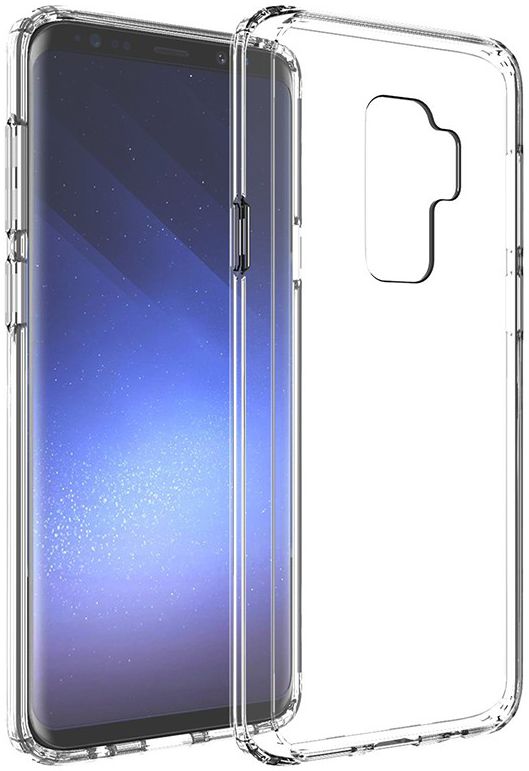 Samsung Galaxy S9 Plus Hoesje met Bumper Transparant afbeelding 2