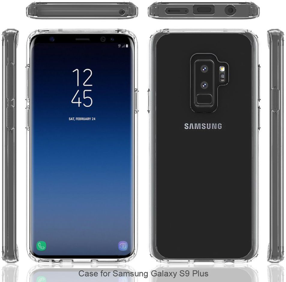Samsung Galaxy S9 Plus Hoesje met Bumper Transparant afbeelding 9