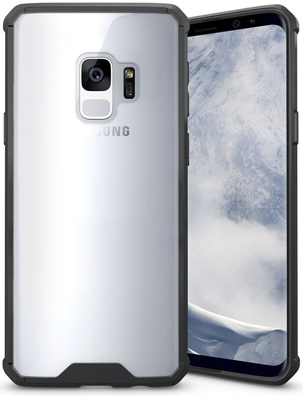 Samsung Galaxy S9 Hybrid Armor Backcover Zwart afbeelding 1