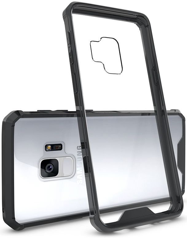 Samsung Galaxy S9 Hybrid Armor Backcover Zwart afbeelding 2