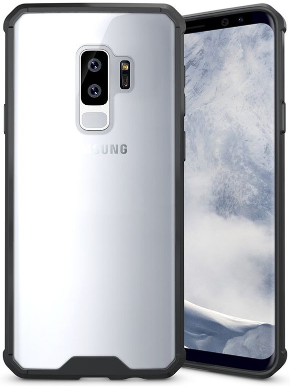 Samsung Galaxy S9 Plus Hybrid Armor Backcover Zwart afbeelding 1