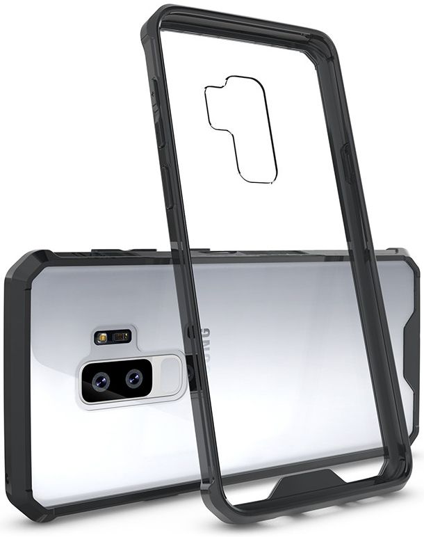 Samsung Galaxy S9 Plus Hybrid Armor Backcover Zwart afbeelding 2