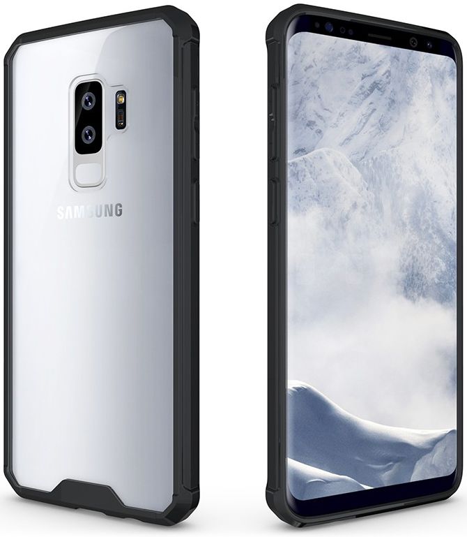 Samsung Galaxy S9 Plus Hybrid Armor Backcover Zwart afbeelding 5
